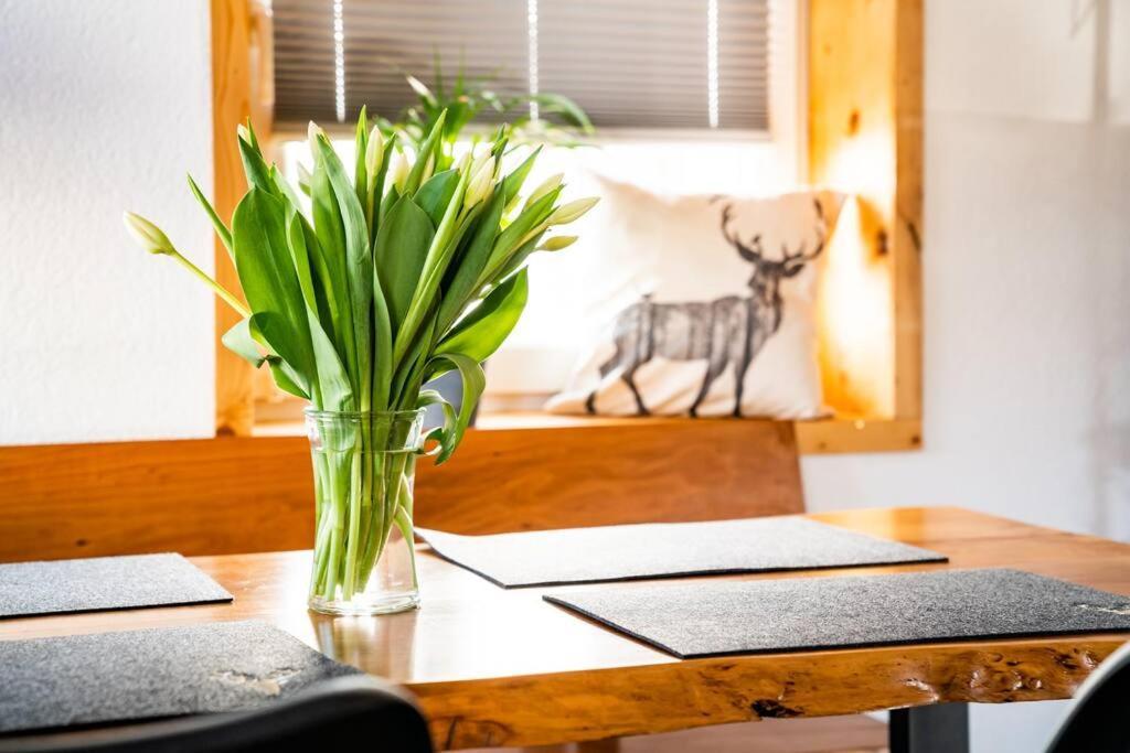 Neu Renoviertes Ferienhaus/Wohnunng Kleine Auszeit Sonnenbühl Esterno foto